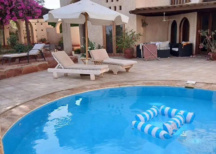 Gamila, Private Direkt Am Mit Garten Und Pool 公寓 *